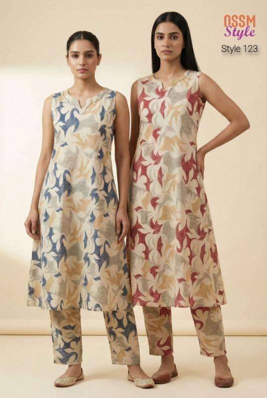 Ossm style 123 coord set Kurti exporters in India
